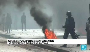 Crise politique en Guinée : un manifestant tué dans la capitale