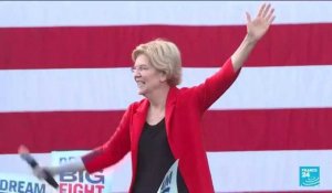 Présidentielle américaine : la candidate Elizabeth Warren assaillie par ses rivaux démocrates