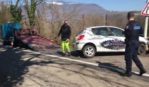 Bellegarde: accident de voiture à Arlod