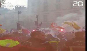 Paris: Des milliers de pompiers manifestent pour obtenir une revalorisation salariale