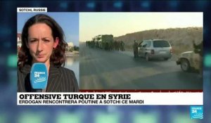 Trêve en Syrie : "L'objectif de Poutine est de convaincre Erdogan de ne pas étendre son offensive en Syrie"