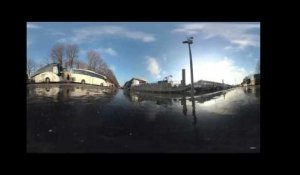 Crue de la Seine Paris 360 le 8 janvier 2018 - maxppp
