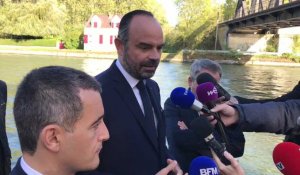 Edouard Philippe réaffirme à Aubencheul-au-Bac l'engagement de l'Etat sur le projet de Canal Seine Nord