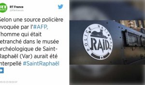 Opération du Raid au musée archéologique de Saint-Raphaël : un homme a été interpellé