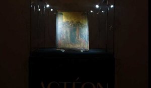Le tableau de Cimabue retrouvé à Compiègne exposé à la mairie avant sa vente aux enchères