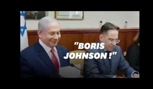 Benjamin Netanyahu confond Boris Johnson et Boris Eltsine