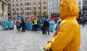 Les infirmier(e)s de bloc opératoire manifestent à Lille