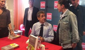 Nicolas Sarkozy au Furet du Nord