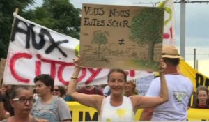 Marche pour le climat: début de la manifestation à Bordeaux (1)