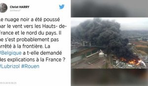 Incendie de l'usine Lubrizol à Rouen : le nuage a traversé la Belgique