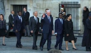 Hommage Chirac: Clinton et Sarkozy arrivent à Saint-Sulpice (3)
