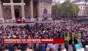 Obsèques de J. Chirac : les badauds se pressent pour voir une dernière fois la dépouille de l'ex-président