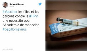 Vacciner les garçons contre le papillomavirus, « une nécessité » selon l'Académie de Médecine