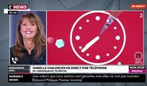 Morandini Live : Isabelle Chalençon évoque ses contrats à répétition à Télématin, mar 1er oct