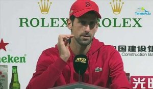 ATP - Shanghai 2019 - Novak Djokovic : "Rafael Nadal and me, we have different ways from those of Roger Federer"