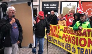 Manifestation des retraités à Amiens