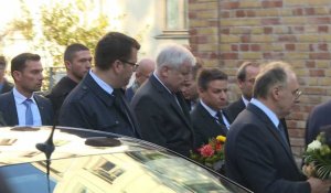Le ministre allemand de l'Intérieur visite la synagogue de Halle