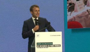 Sida, paludisme, tuberculose: Macron fait le forcing pour boucler les 14 milliards