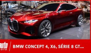 Salon de Francfort 2019 : les nouveautés BMW (Concept 4, X6, Série 1, Vision M Next)