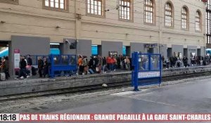 Aucun TER ce matin en Provence : grosse pagaille à la Gare Saint-Charles à Marseille