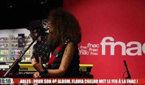 Arles : pour son 4ème album, Flavia Coelho met le feu à la Fnac !
