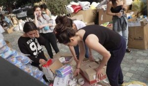 A Erevan, des habitants organisent des collectes de dons pour le Nagorny-Karabakh