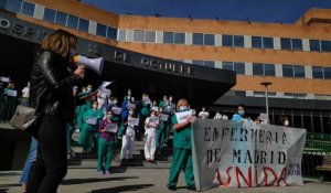 A Madrid, épuisement et ras-le-bol des infirmiers