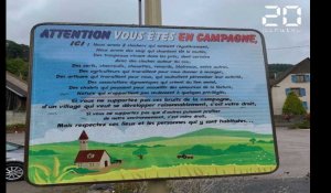 En Alsace, une commune met en garde les citadins trop exigeants