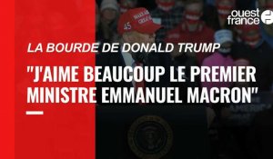 La bourde de Donald Trump: "J'aime beaucoup le Premier ministre Macron"