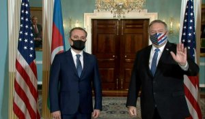 Pompéo rencontre le ministre azerbaïdjanais des affaires étrangères Jeyhun Bayramov