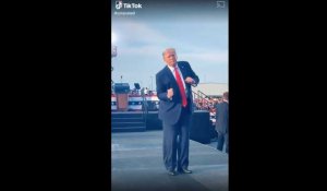 Sur TikTok, les pas de danse de Trump cartonnent