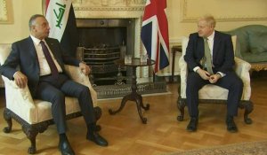 GB: Boris Johnson rencontre son homologue irakien à Downing Street