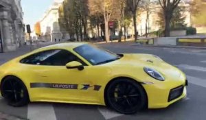 Lille : une Porsche aux couleurs de la Poste fait le buzz en centre-ville