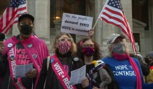 USA: Manifestation pour que "chaque vote compte" à New York