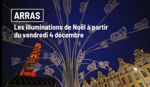 Arras: les illuminations de Noël à partir du 4 décembre