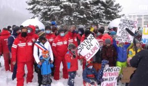 "On veut travailler à Noël", manifestation à Isola 2000 contre l'annonce de non ouverture de la station de ski