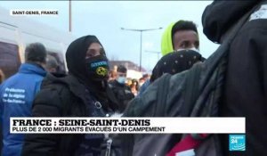 Plus de 2 000 migrants évacués d'un campement à Saint-Denis