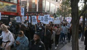 Manifestation à Londres en soutien aux manifestants du Nigeria