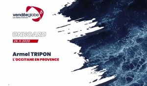 Vendée Globe. Armel Tripon partage sa bonne humeur sur l'Occitane