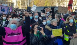 Manifestation des gilets jaunes à Lille