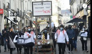 À Nantes, les restaurateurs, cafetiers, hôteliers… manifestent pour leur réouverture