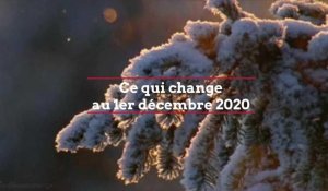 Voici ce qui change au 1er décembre 2020