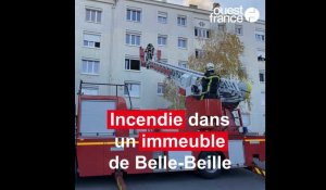 Incendie dans un immeuble à Angers