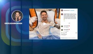 Romain Grosjean, le miraculé de la Formule 1, envoie un message depuis son lit d'hôpital