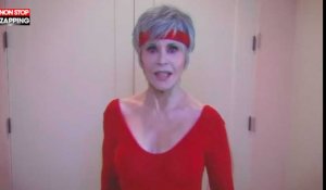 Jane fonda reprend ses cours d’aérobic pour inciter les américains à voter (vidéo)