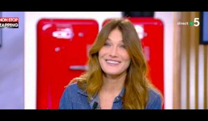 C à Vous : Carla Bruni fait une belle déclaration d’amour à Nicolas Sarkozy (vidéo)