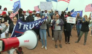 Des supporteurs de Trump manifestent à Las Vegas après la victoire de Biden