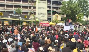 Thaïlande: les manifestants pro-démocratie veulent remettre une lettre au roi