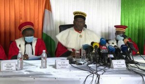 Côte d'Ivoire: le Conseil constitutionnel valide la réélection de Ouattara à un 3e mandat