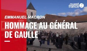 Emmanuel Macron à Colombey pour le 50e anniversaire de la mort de de Gaulle